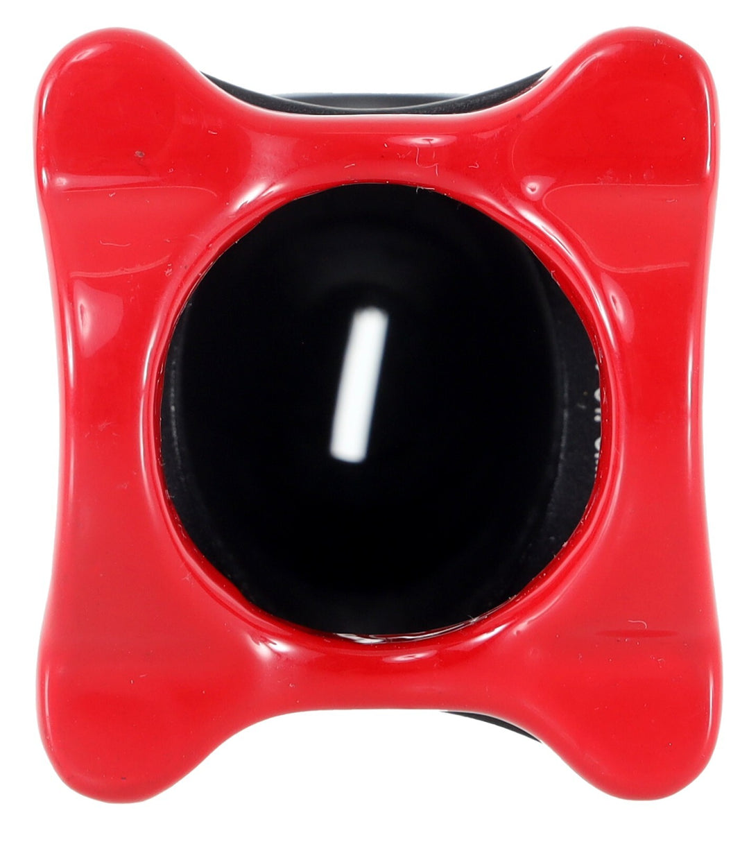 Oval Concepts Alloy Road Bike Stem 31.8 x 90mm +/-6º 1 1/8" Black/Red Gravel MTB
