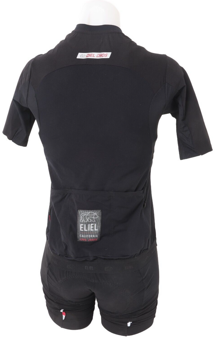 Eliel Women Del Dios Short Sleeve Cycling Kit MEDIUM Black Gravel Road Bike Race