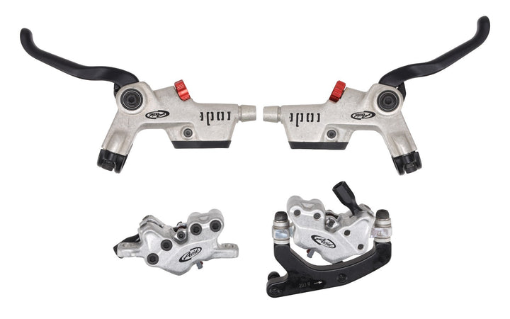 Avid Code Mountain Bike Hydraulic Disc Brake Set w/ 4-Piston Calipers Post Mount