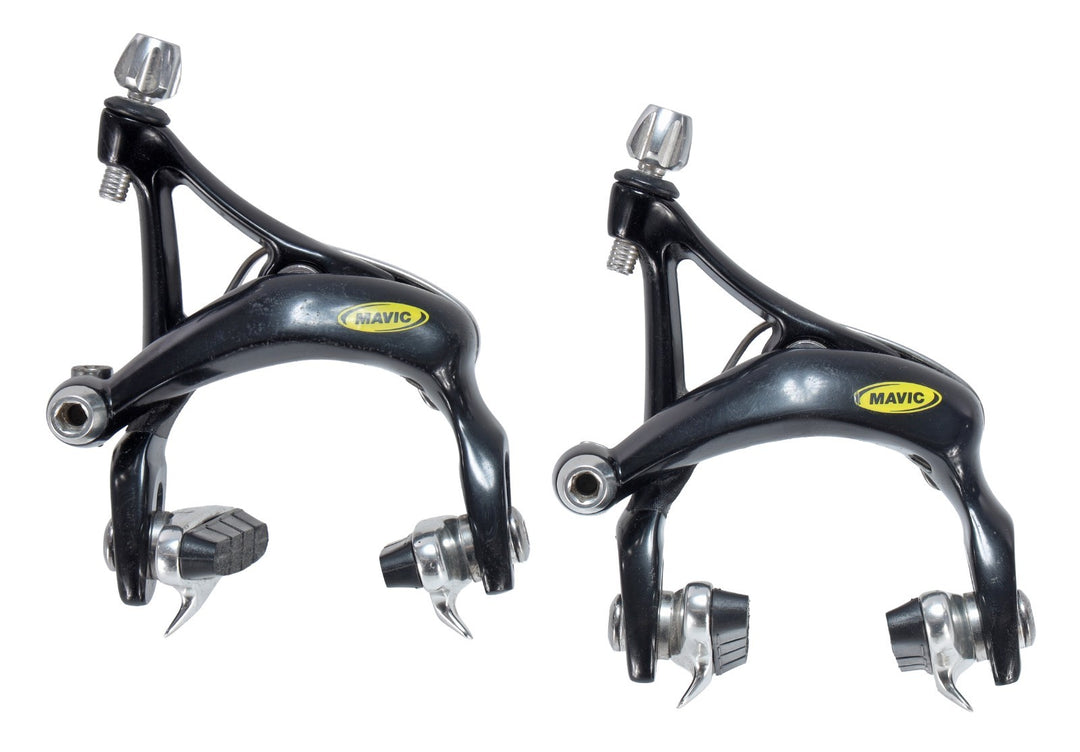 Mavic SSC Road Bike Rim Brake Calipers SET F+R Black Dual Pivot Center Mount