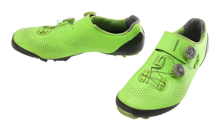 Shimano S-Phyre XC901 Carbon Mountain Bike Shoes EU 43 US 8.9 Neon Green XC9 BOA