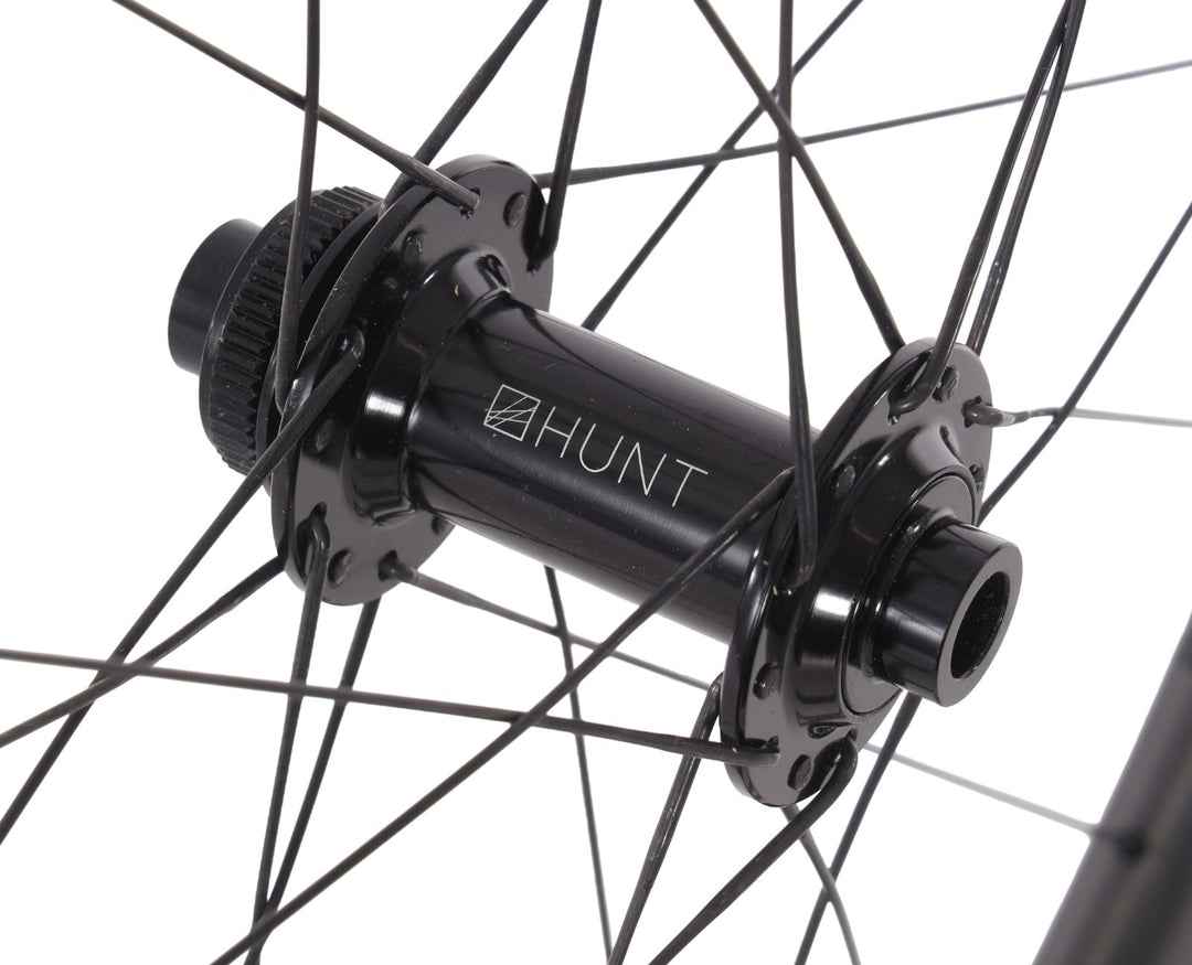 HUNT 50 Carbon Disc Tubeless Road Bike FRONT Wheel 12x 100mm 700c Gravel Cross