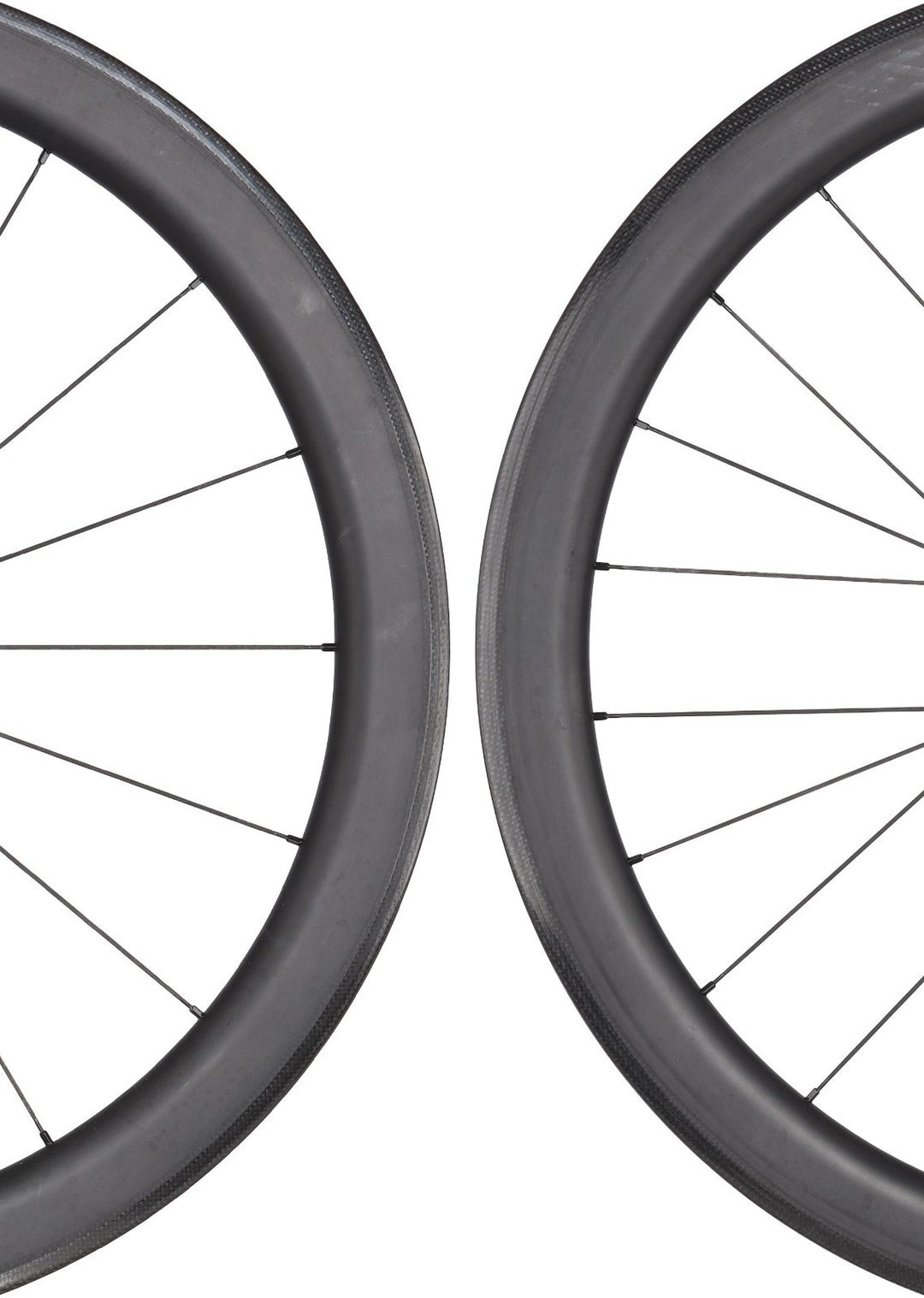 HUNT 50 Carbon Wide Aero Road Wheelset Tubeless Shimano 11 Spd 700c QR Rim Brake