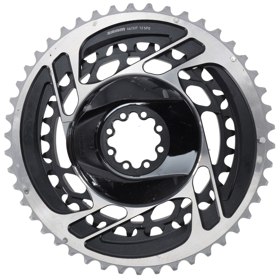 SRAM Red AXS D1 2x 12 Spd Road Bike Chainring Kit 46/33T 1-Piece 8B Direct Mount