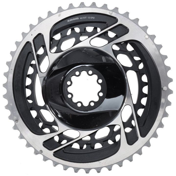 SRAM Red AXS D1 2x 12 Spd Road Bike Chainring Kit 46/33T 1-Piece 8B Direct Mount