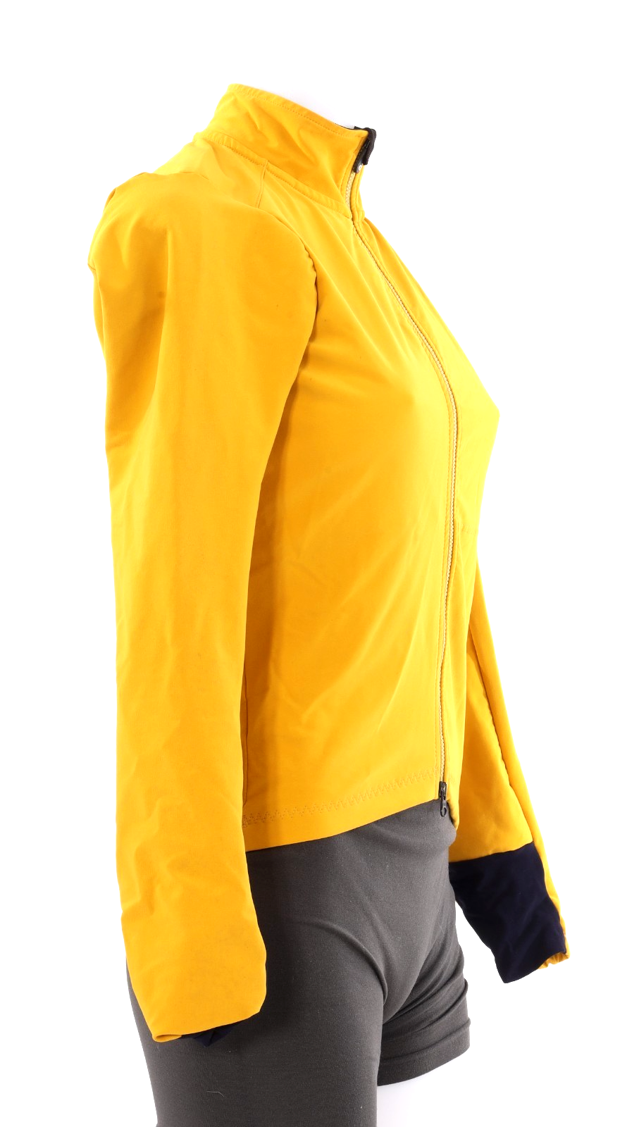 Velocio Signature Softshell Cycling Jacket Women XS Yellow Road Bike Gravel MTB