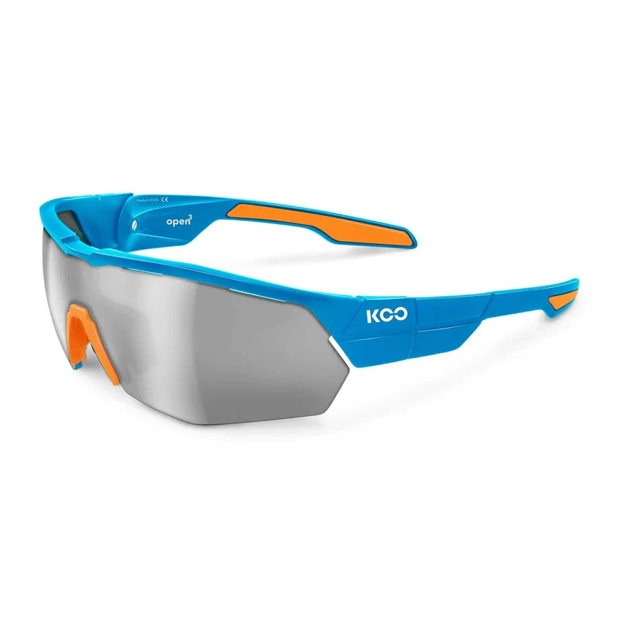 KOO Open Cube Cycling Sunglasses COLORS MEDIUM Zeiss Lens Clear Triathlon