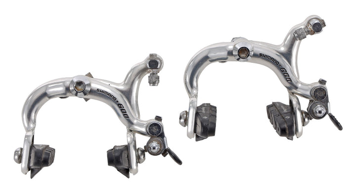 Shimano 600 EX Arabesque Road Bike BR-6200 Brake Caliper Set F/R Single Vintage
