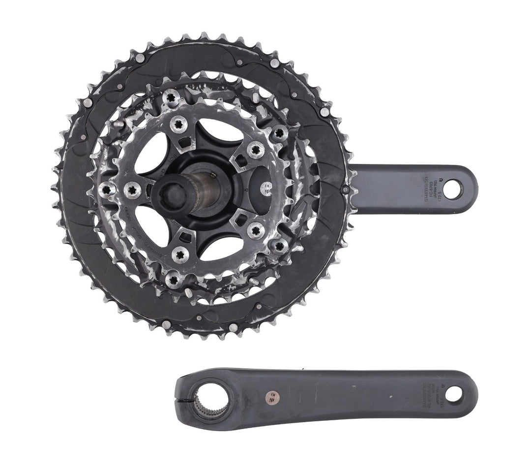 Shimano Ultegra FC-6703 3 x 10 Speed Road Bike Crankset 172.5mm 52/39/30T Triple