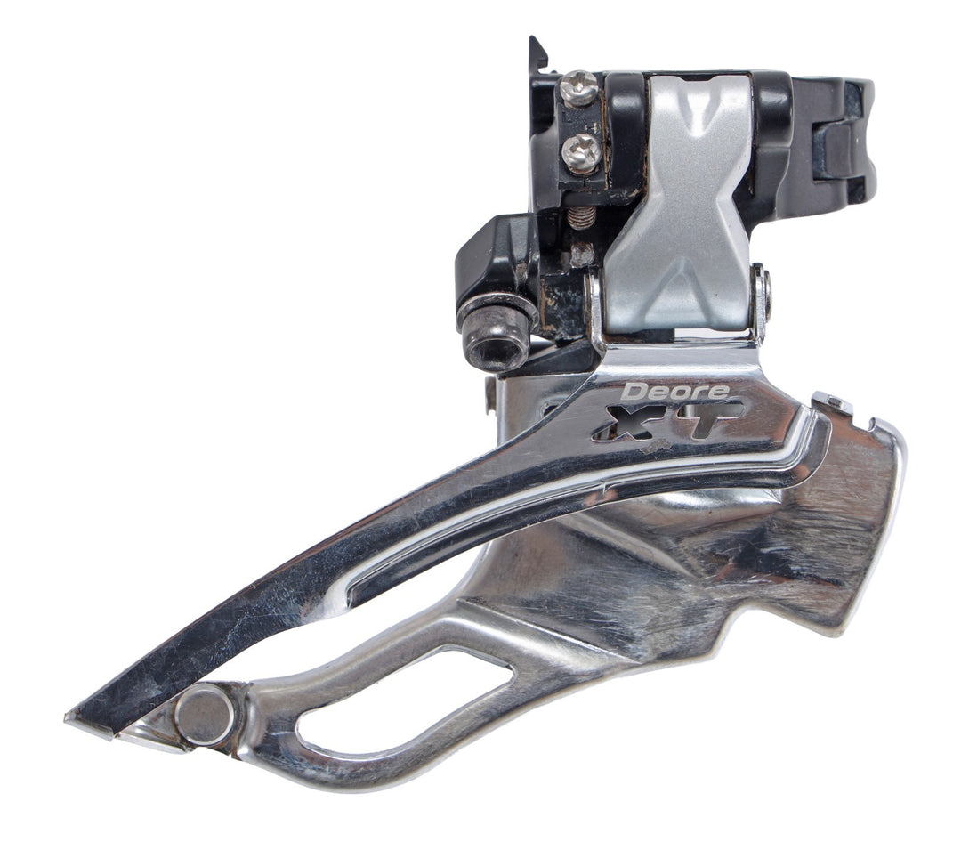 Shimano Deore XT FD-M771 3x 9 Spd Mtn Bike Front Derailleur Clamp-On 34.9mm Dual