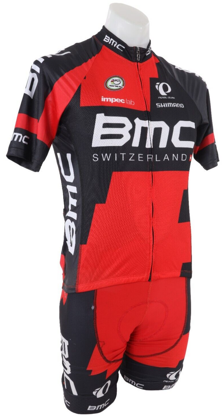 Pearl Izumi BMC Pro Cycling Team Kit Bundle Men S/M/L Bibs Tights Jersey Bike