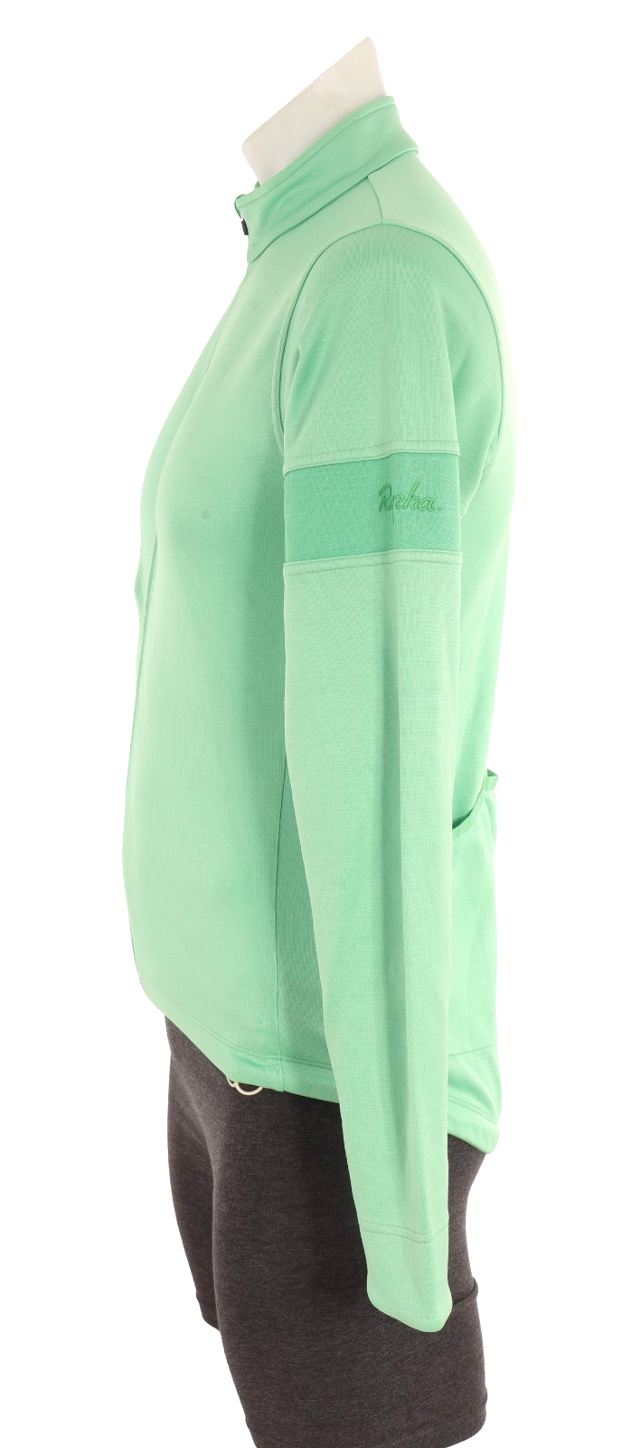 Rapha Classic Long Sleeve Jersey Men LARGE Green Road Bike Gravel MTB Fall XC