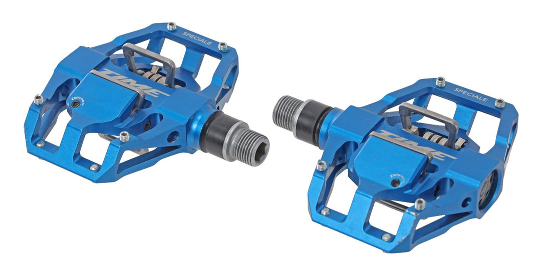 TIME Speciale 12 Enduro Alloy Mountain Bike Clipless Pedals BLUE 2-Bolt ATAC
