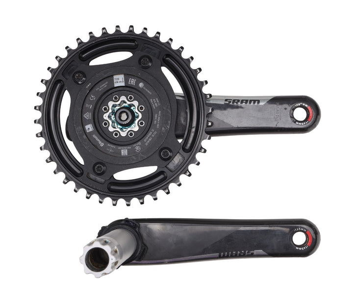 SRAM Red AXS 1x 12s D1 Carbon Road Bike Power Meter 40T Crankset 165mm DUB SL