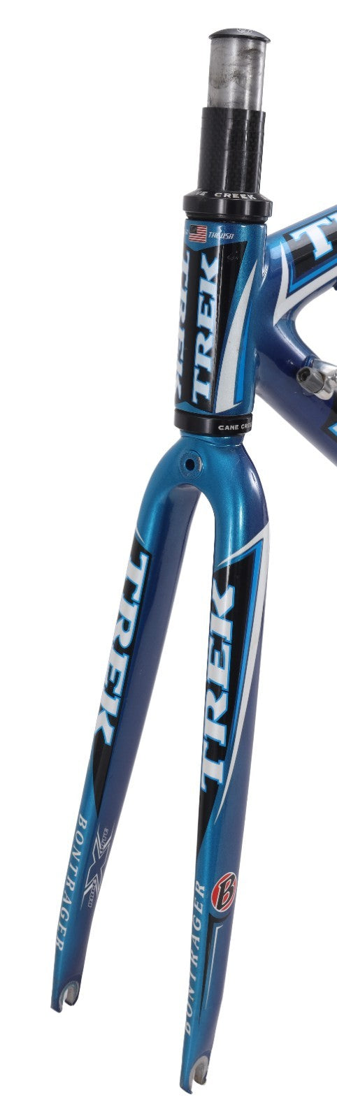 Trek Madone 5.2 OCLV 120 Carbon Road Bike Frameset XS 52cm Blue Rim QR USA 2006