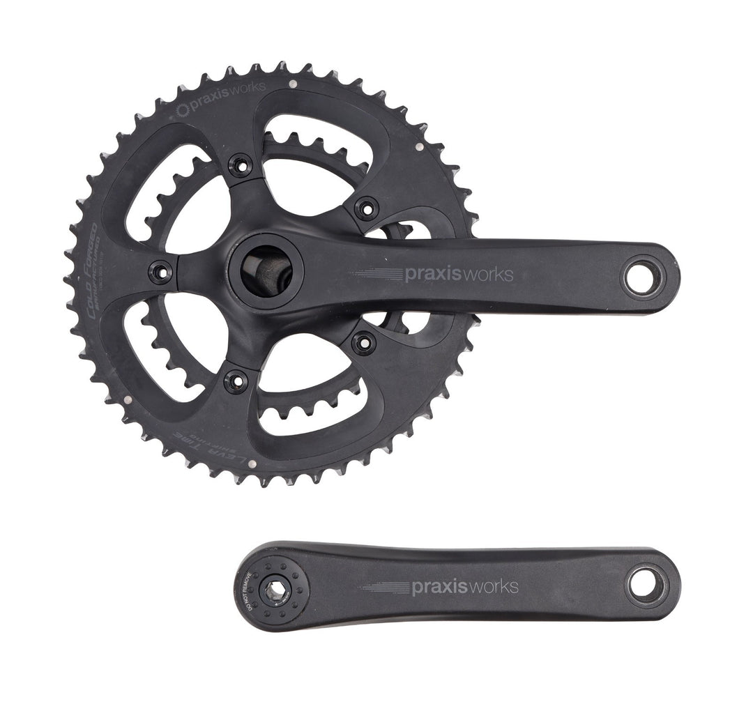Praxis Works Alba 2x 11 Speed M30 Alloy Road Bike Crankset 172.5mm 50/34T Gravel