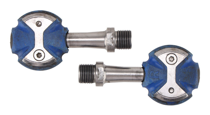 Speedplay Zero Clipless Road Bike Pedals BLUE 53mm Stainless Spindle Triathlon