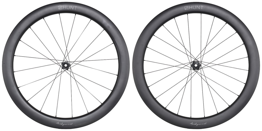 HUNT 54 Aerodynamicist Carbon CL Disc Tubeless Road Wheelset 11s 700c EZO Sprint