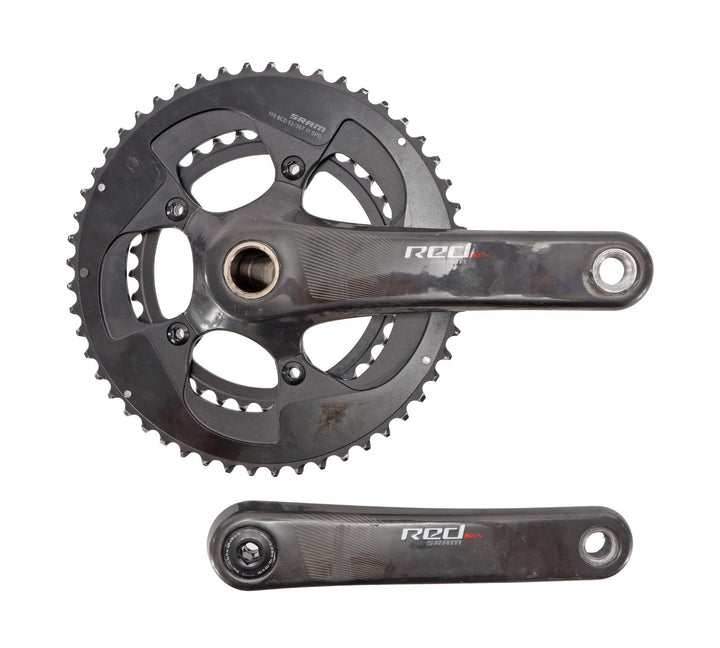 SRAM RED eTap 2x 11 Spd GXP Carbon Road Bike Crankset 172.5mm 52/36T DM Cycling