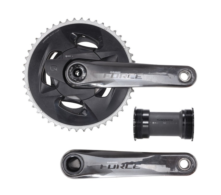 SRAM Force D1 AXS 2 x 12s Road Bike Power Meter Crankset 48/35T Quarq DUB 175mm