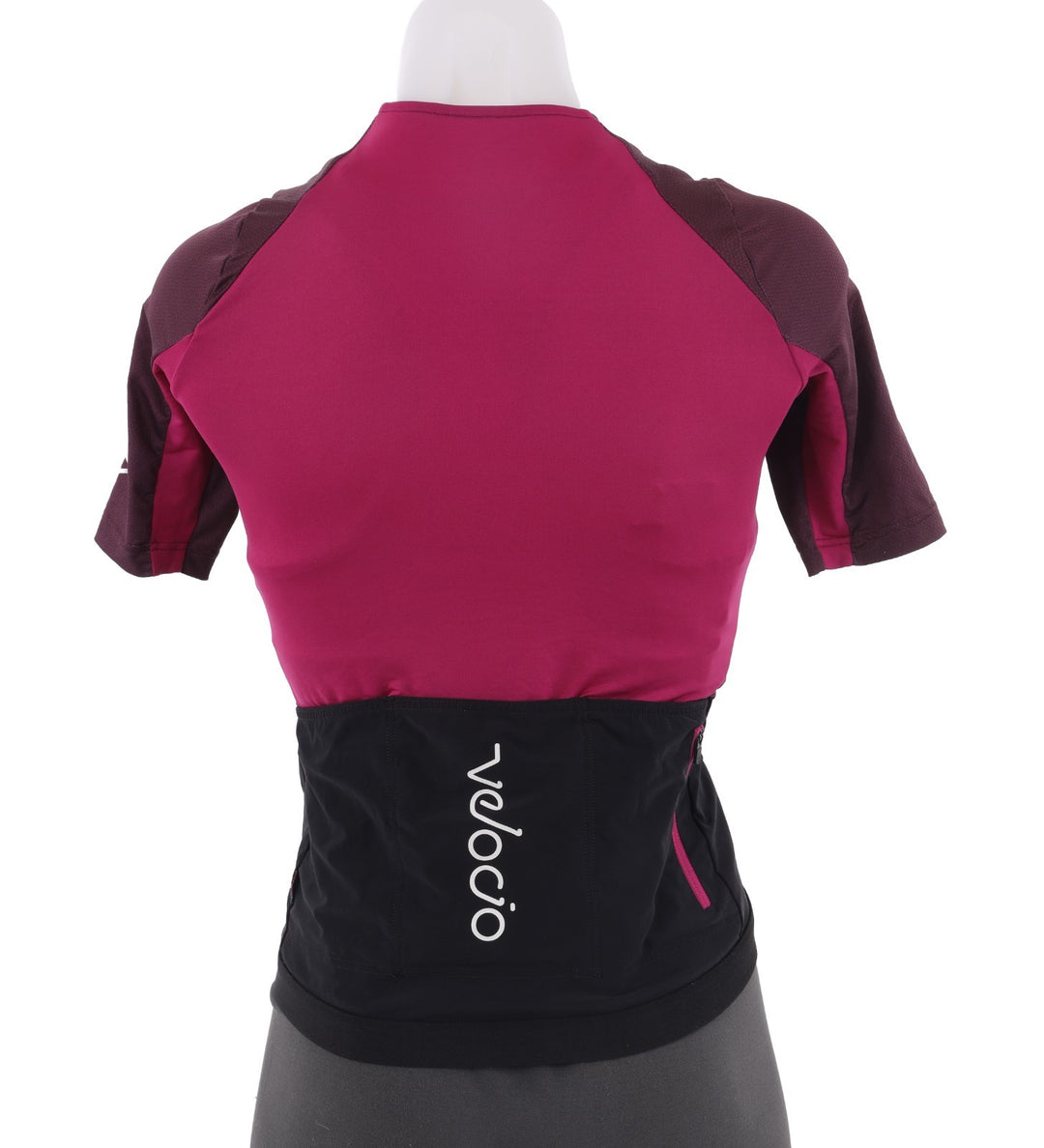 Velocio Evo Short Sleeve Cycling Jersey Women XS Purple Blk Road Gravel Race Fit