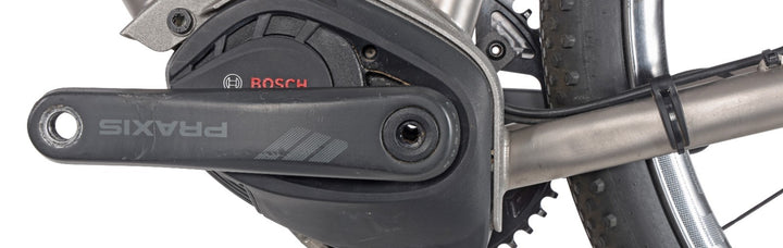 Saris Titanium 1x 12 Sp Road City eBike 52cm Bosch Power Class 3+ SRAM Force AXS