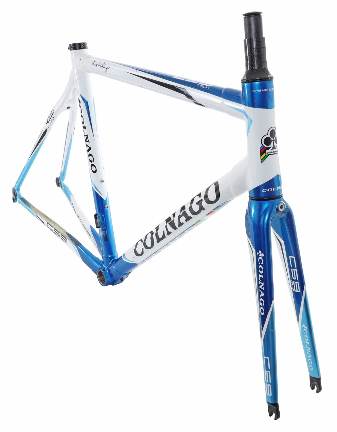 Colnago C59 Italia Carbon Road Bike Frameset 54s Sloping QR Rim 700c 2012