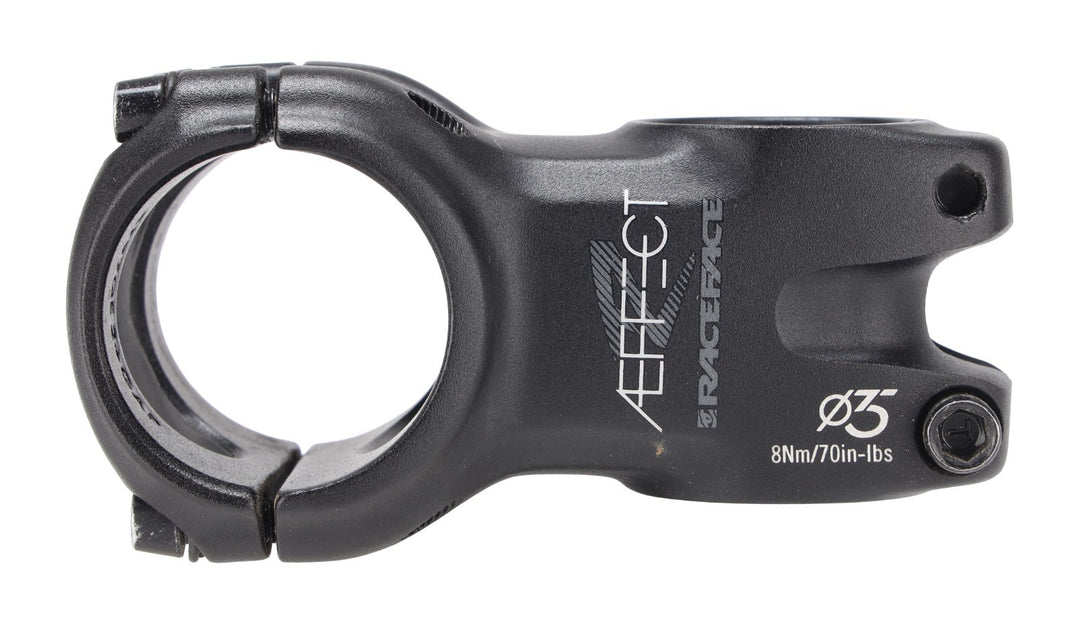 Race Face Aeffect R 35 Alloy Mountain Bike Stem 50mm 0° Rise BLACK Enduro MTB