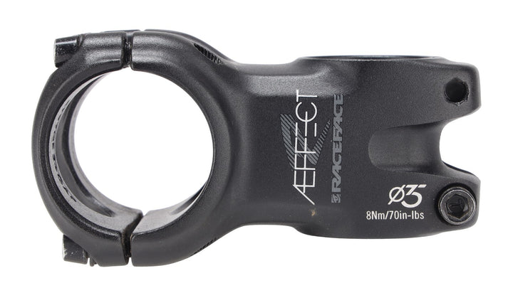 Race Face Aeffect R 35 Alloy Mountain Bike Stem 50mm 0° Rise BLACK Enduro MTB
