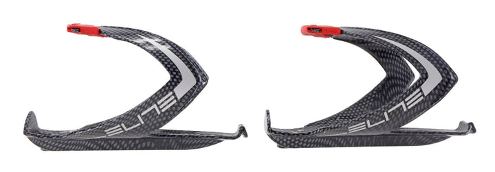 Elite Custom Race Water Bottle Cages 1 PAIR Black Road Gravel Mountain Bike