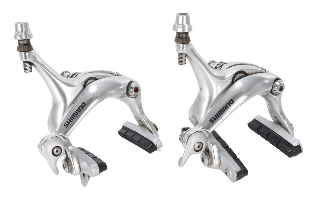 Shimano BR-R600 Road Bike Dual Pivot Rim Brake Caliper SET 47-57mm Center Mount