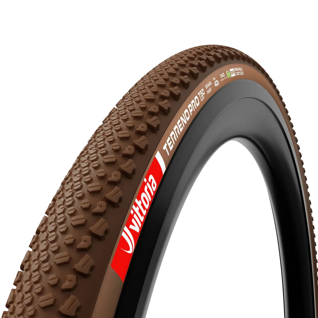 Vittoria Terreno Pro T50 Mixed Gravel Race Tubeless Bike Tire 700 x 45c Brown