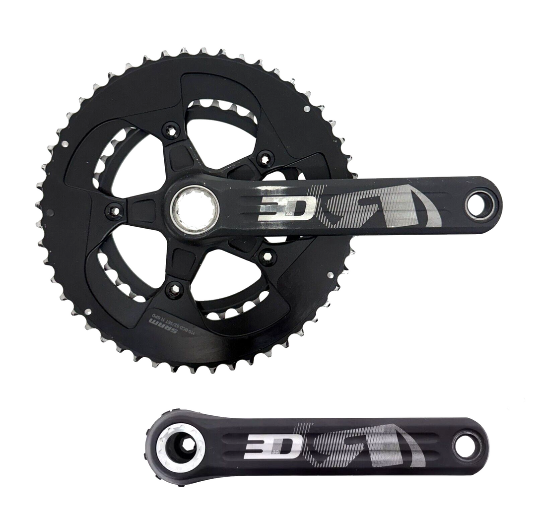 Rotor 3D30 2x 11 Speed 172.5mm Road Bike Crankset 52/36T 110 BCD Gravel Race CX