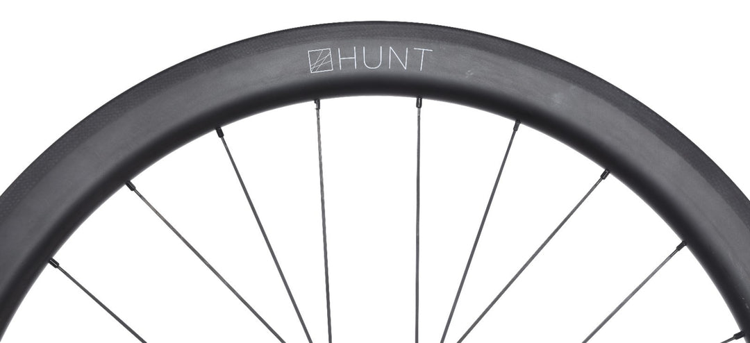 HUNT 50 Wide Aero Carbon Tubeless Road Bike REAR Wheel Shimano 11 Sp 700c QR Rim