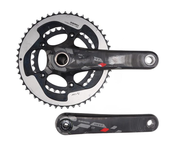 SRAM Red 22 GXP 2 x 11 Speed Carbon Road Bike Crankset 172.5mm 50/34T Compact