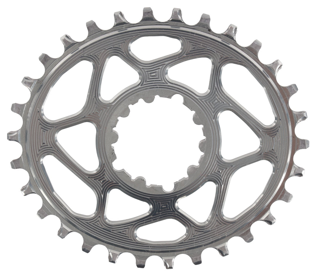 absoluteBlack Oval Boost Mtn Bike Ring 30T Direct Mount 3mm Offset SRAM Silver