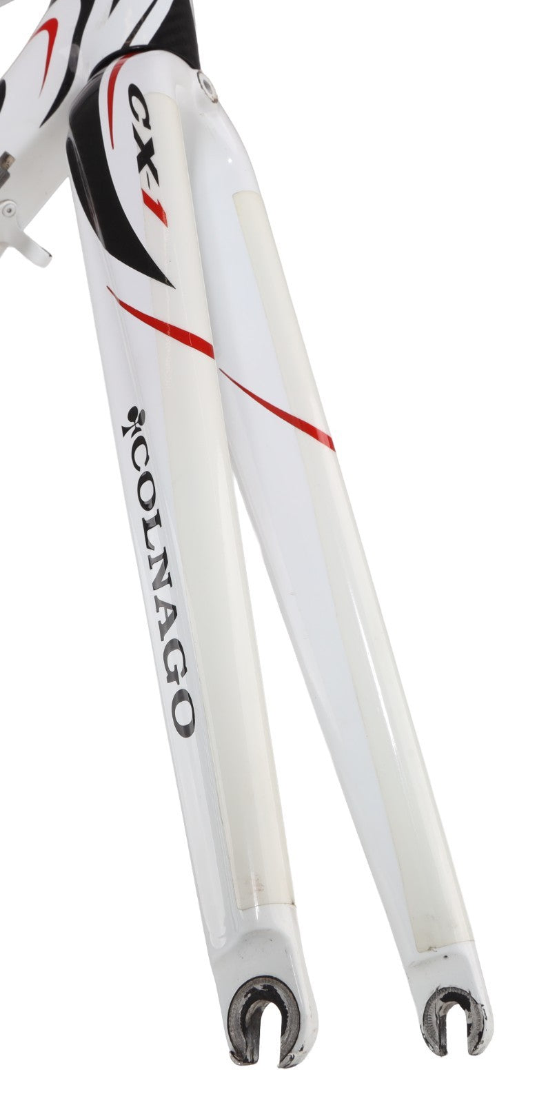 Colnago CX-1 Carbon Road Bike Frameset 56s WHITE 700c QR Rim Brake Italy 2009