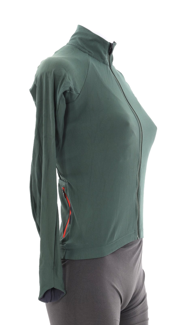 Velocio Signature Long Sleeve Cycling Jersey Women X-SMALL Blue Road Gravel MTB