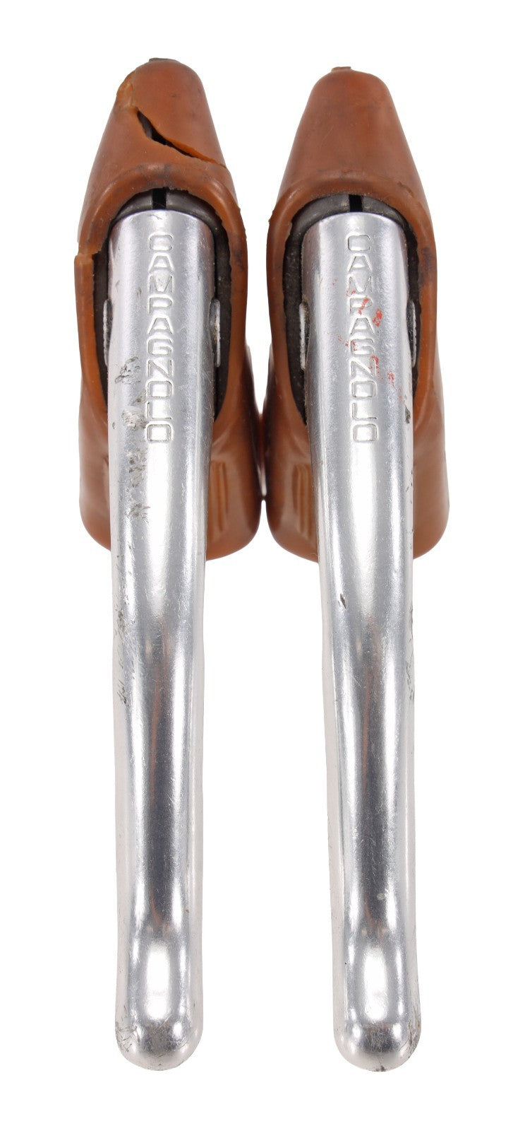 Campagnolo Nuovo Gran Sport Road Bike Brake Lever SET Vintage Non-Aero BROWN