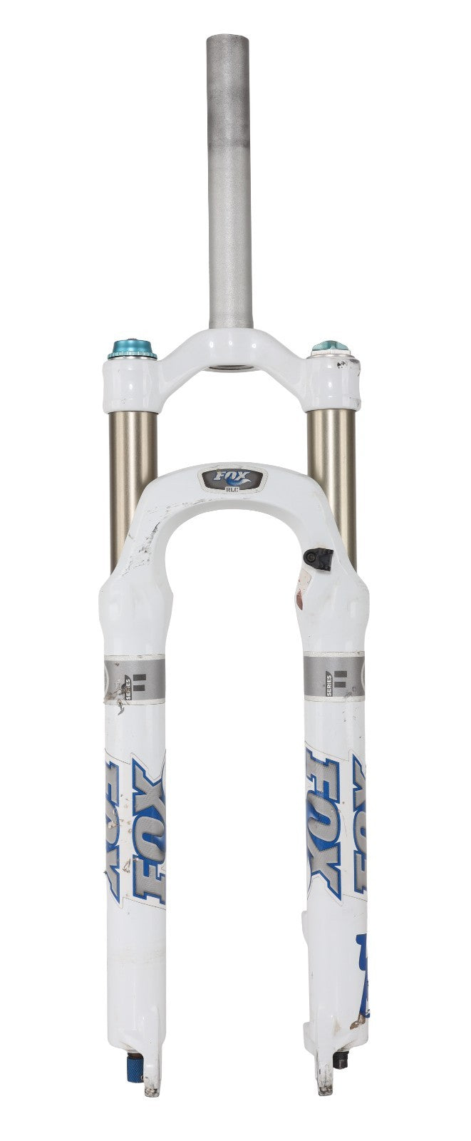 Fox Factory F Series RLC Disc 32 Mtn Bike Fork 26" 100mm Lockout WHITE QR MTB