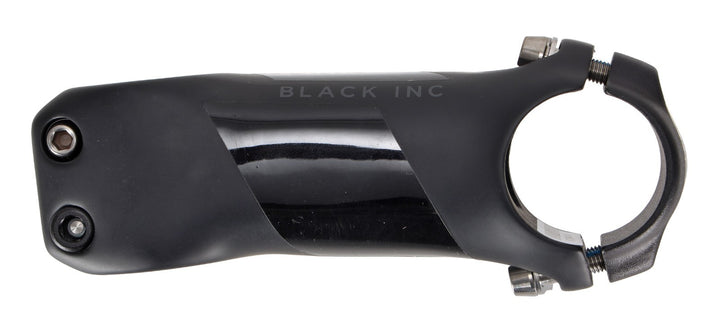 Black Inc Carbon Road Bike Stem 31.8 x 90mm 6º Black Gravel Titanium Hardware