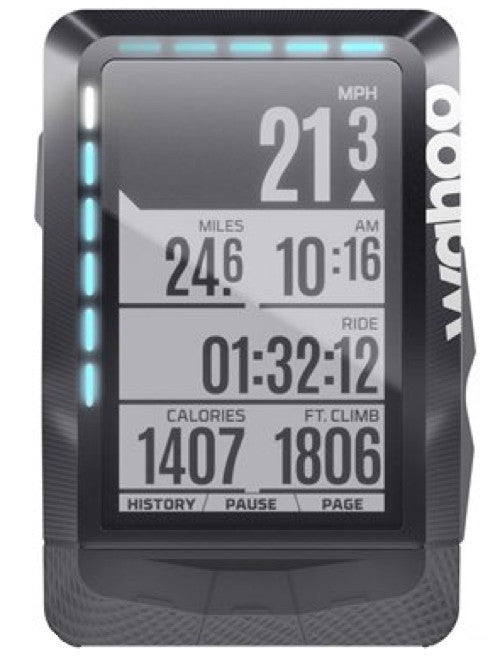 wahoo ELEMNT V1 GPS Bike Computer Bundle HR Cadence/Spd Pod WFCC1B Road CX