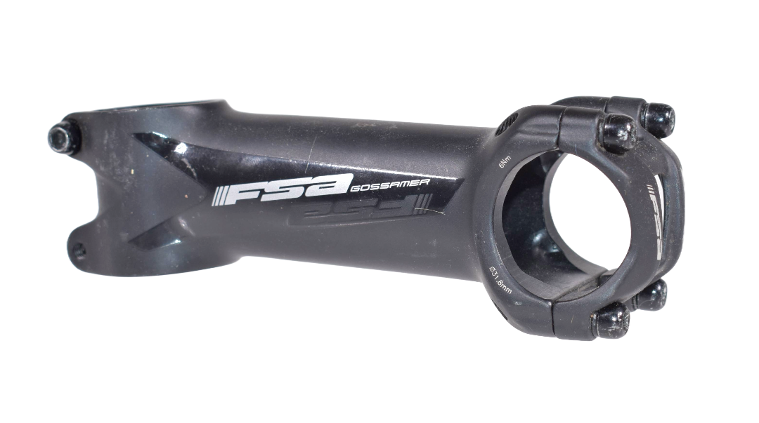 FSA Gossamer Alloy Road Bike Stem 31.8 x 110mm 6° Black Gravel CX MTB Race