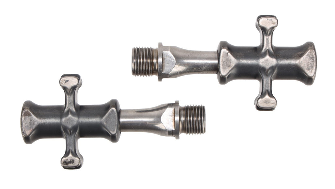 Coombe Millennium Clipless Road Bike Pedals w/Cleats Vintage Steel