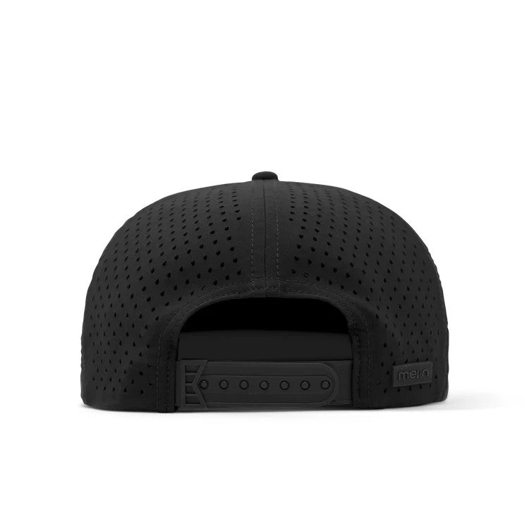 Melin Coronado Brick Hydro Hat Black Size XL Snap Back