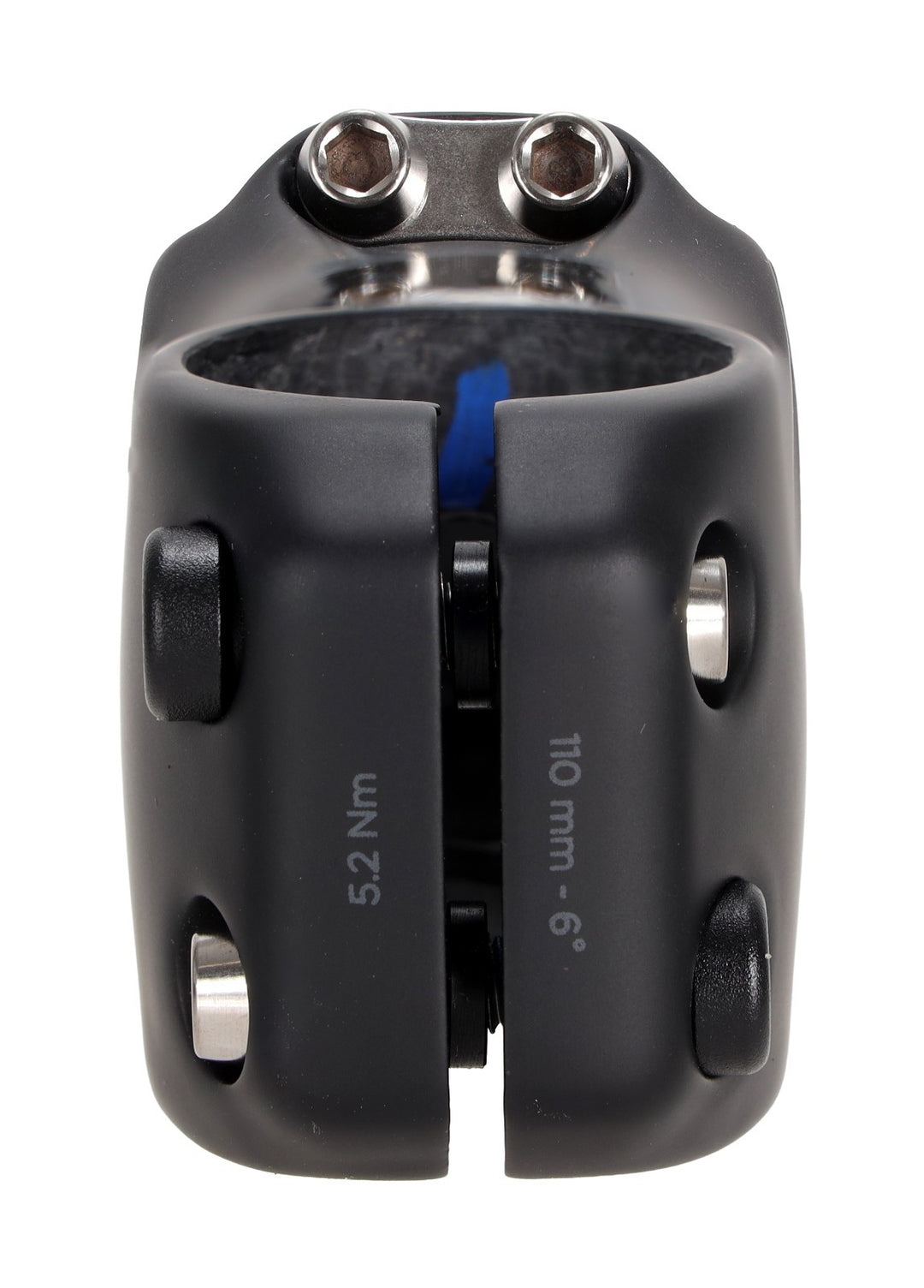 Black Inc Carbon Road Bike Stem 31.8 x 110mm 6º Black Gravel Titanium Hardware