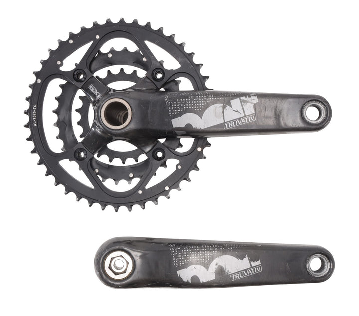TruVativ Noir 3.3 XC Carbon Mtn Bike Crankset 175mm 3x 9s Triple GXP 44/32/22T