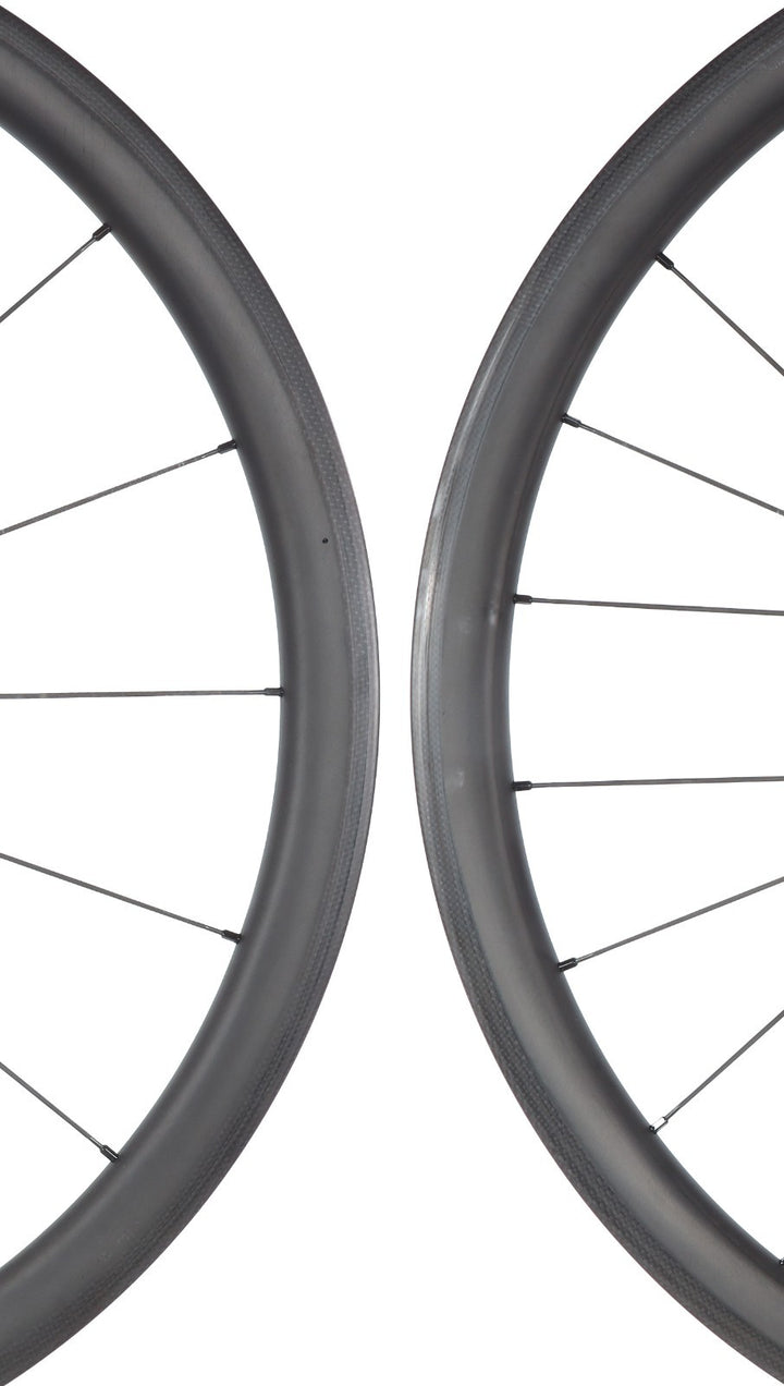HUNT 36 Carbon Wide Aero Road Wheelset Tubeless Shimano 11s 700c QR Rim Brake CX