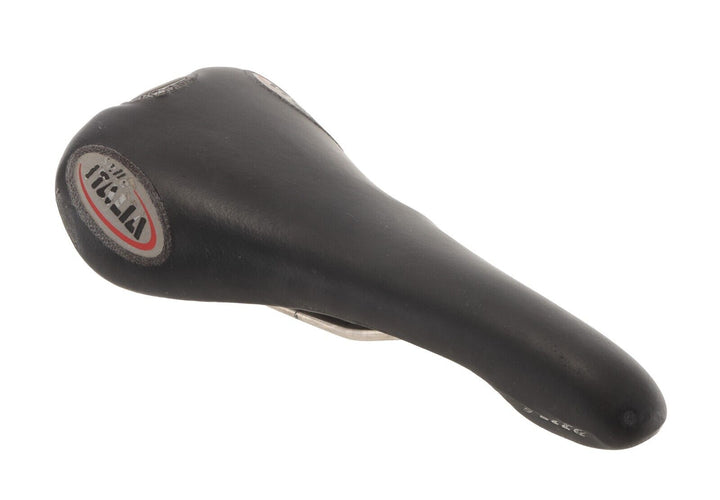 Selle Italia Flite Titanium Road Bike Saddle 140mm 7 x 7mm BLACK Leather Vintage