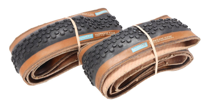 Rene Herse Hurricane Ridge Endurance+ Gravel Bike Tires 700 x 42c PAIR Tan TL